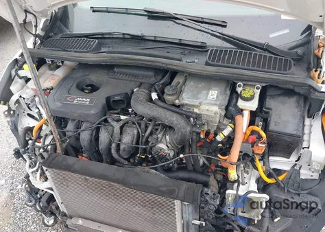 2017 Ford C-Max Energi Titanium from USA, damaged, VIN 1FADP5FU8HL107804